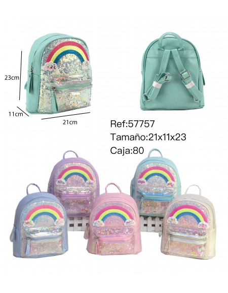 MOCHILA INFANTIL ARCOIRIS,57757