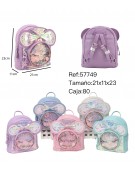 MOCHILA INFANTIL LENTEJUELA PESTAÑA,57749