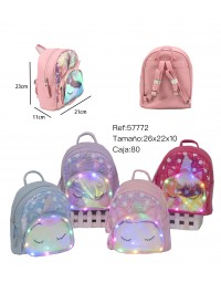 MOCHILA INFANTIL CON LUZ,57772