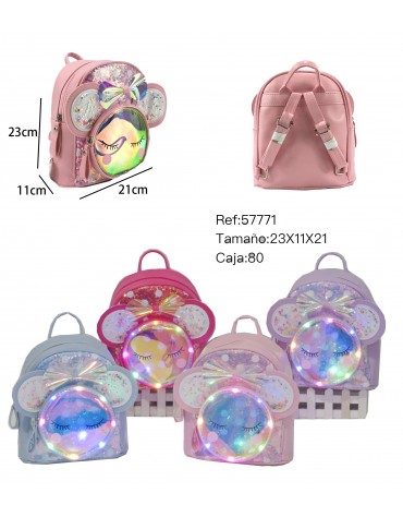 Mochila infantil con luz 57771