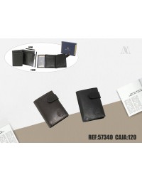 Cartera piel para hombre,57340