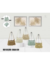 BOLSO DE PAJA FLECOS,55285