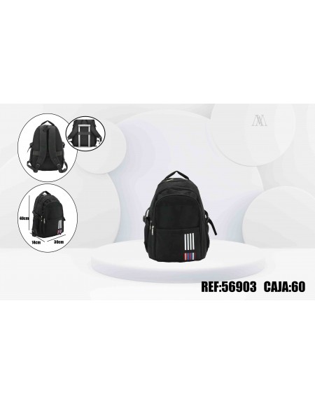 Mochila deportiva negra,56903