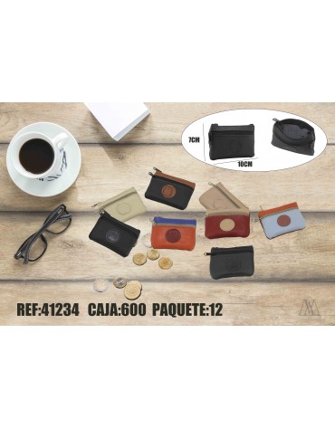 Monedero piel,41234