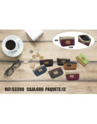 Monedero piel 53399