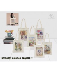 Tote bag beige casa y folres,58962