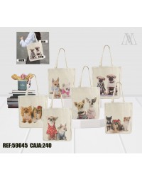 Bolsa Tote Bag  Perros,59045